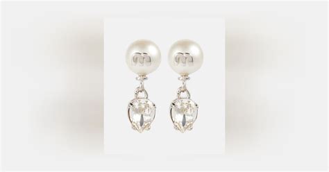 miu miu boucles d'oreilles|Boucles D'oreilles Pour Femme .